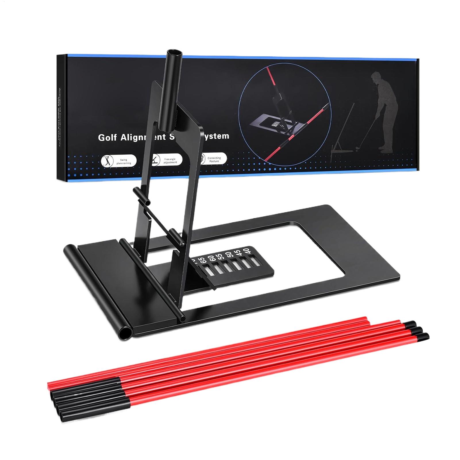 Golf Equipment For Youth - Golf Swing Plane Trainer Adjustable Angle