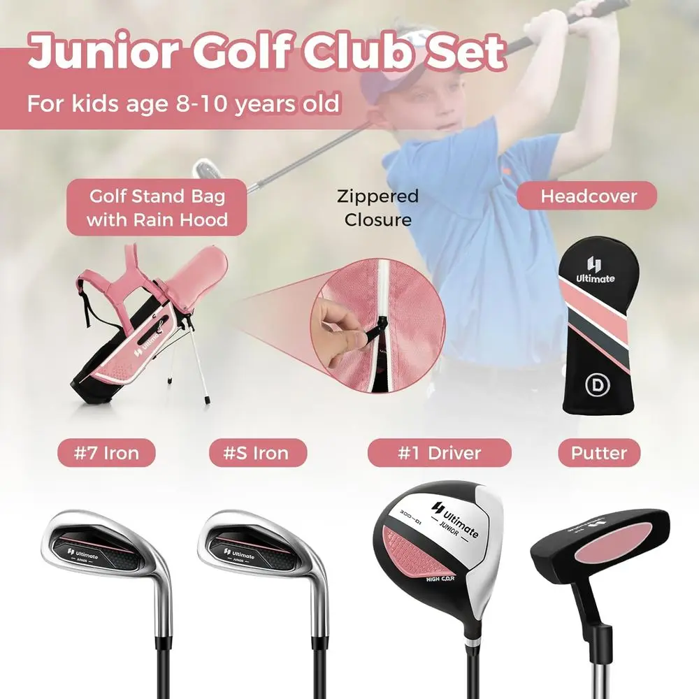 Youth Golf Club Set with Stand - Golf Equipment For Youth recension och pris