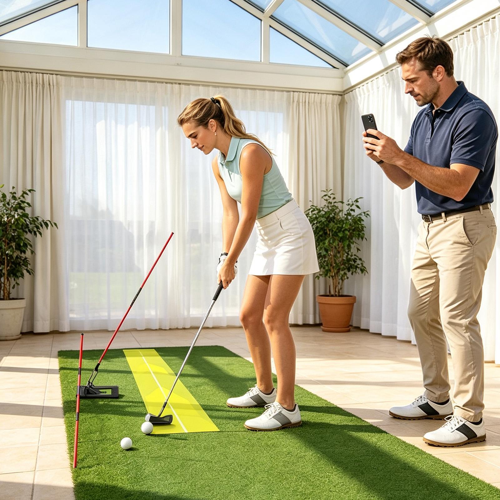 Golf Plane Trainer Adjustable  - Golf Equipment For Youth recension och pris