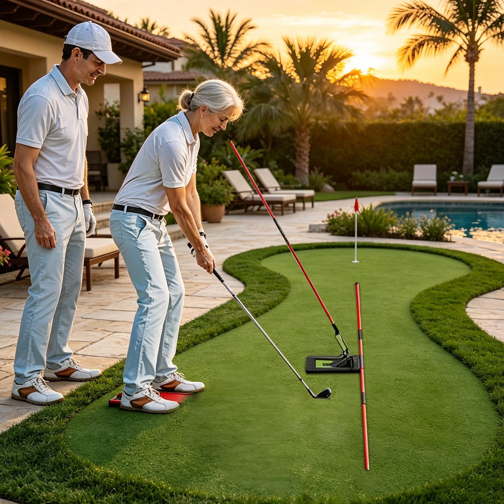 Golf Plane Trainer Adjustable  - Golf Equipment For Youth recension och pris