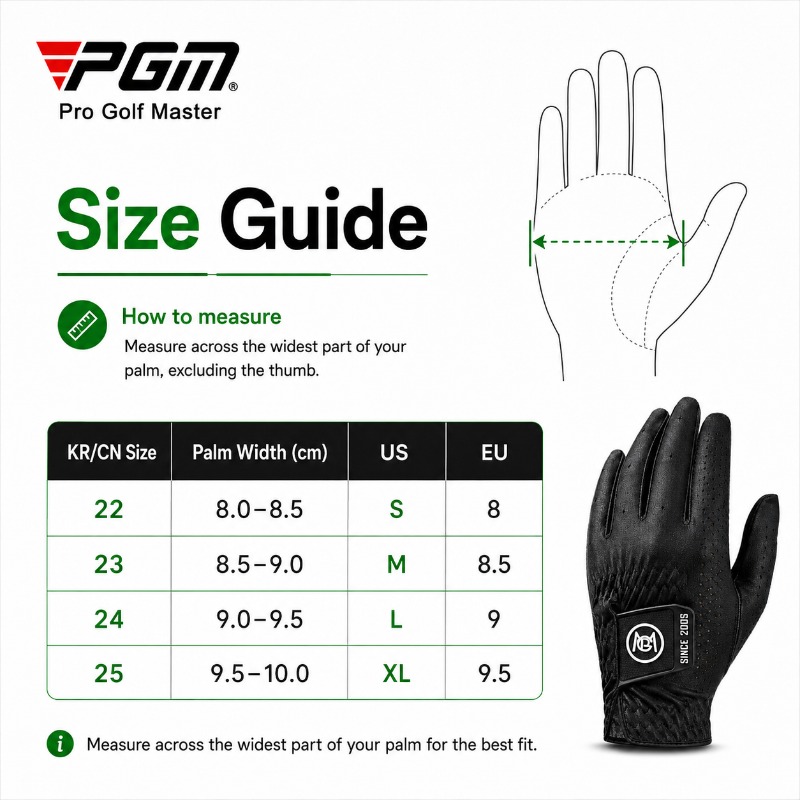 PGM Men Golf Glove Rain Grip N - Golf Glove Cadet recension och pris