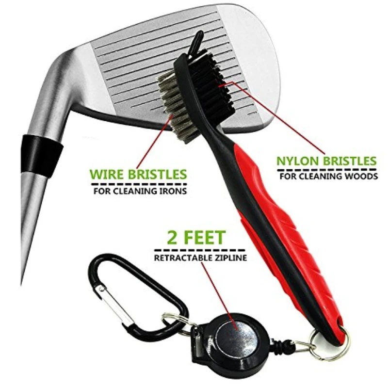 1-4Pcs Golf Groove Cleaning Br - Golf Equipment To Improve Your Game recension och pris